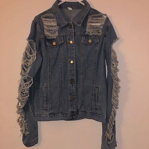 Jean Distressed Jacket